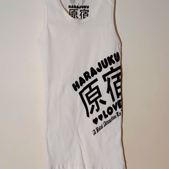 Harajuku Lovers Tops - Harajuku Lovers white tank top